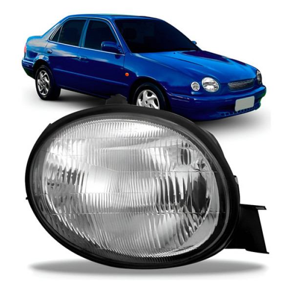 Pisca Seta Corolla 1998 1999 2000 2001 2002 Redondo Cristal