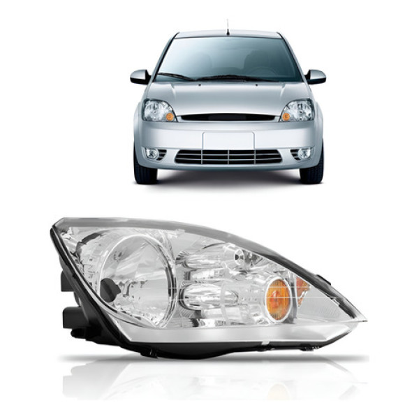 Farol Fiesta Amazon 2003  2004 2005 2006 Cromado