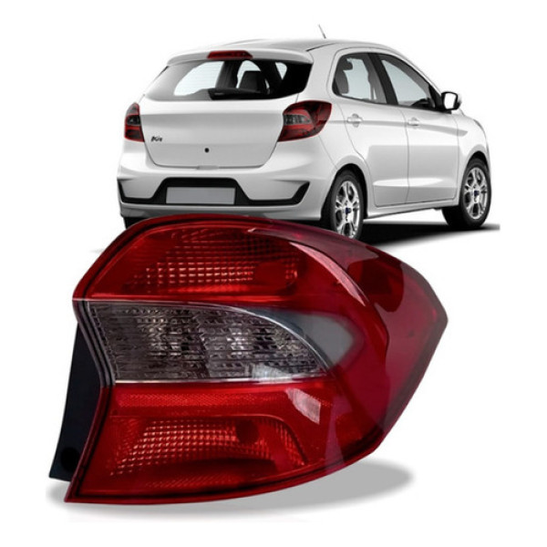 Lanterna Traseira Ka Hatch 2019 2020 2021 Fume Mega Desconto