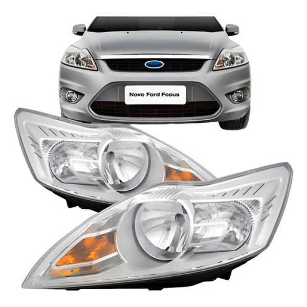 Farol Focus 2009 A 2012 Eletrico Com Motor Sem Projetor