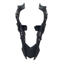 Carenagem Bico Frontal Honda Xre 19/22 Orig Detalhe 54205 Preto