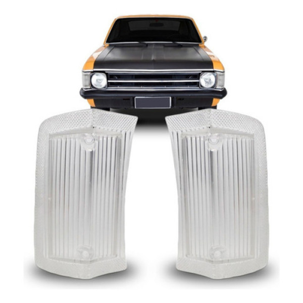 Lente Pisca Seta Chevrolet Opala 1973 1974 Cristal