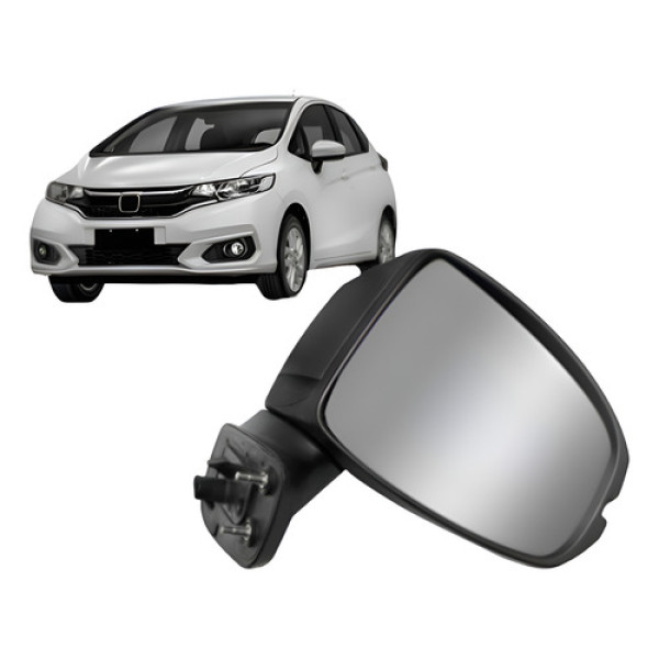 Retrovisor Fit 2015 2016 2017 2018 Eletrico S/ Pisca