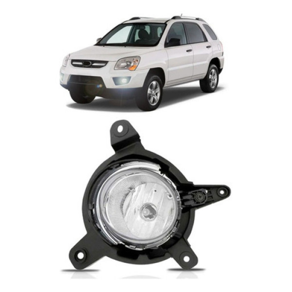 Farol Milha Auxiliar Sportage 2009 2010 2011 Com Lâmpada