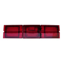 Aplique Traseiro Central Opala 1988 1989 1990 1991 1992 Rubi Vermelho
