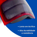 Lanterna Traseira Ford Ranger 1993 94 95 96 1997 Fume Lado