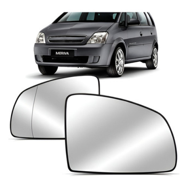 Par Lente Retrovisor Meriva 2003/ 2012 Térmico Mega Descont