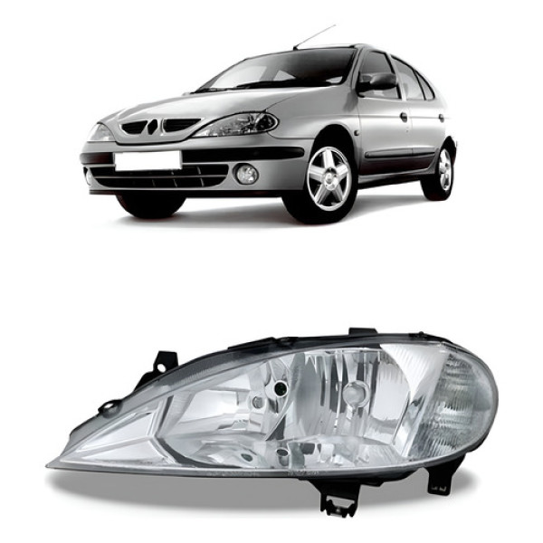 Farol Megane 1999 A 2002 Foco Duplo