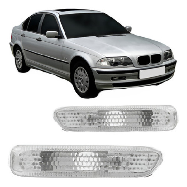 Par Pisca Lateral Bmw S3 1998 99 2000 2001 Cristal Promoçã