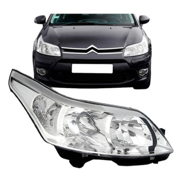 Farol Citroen C4 Pallas & Hatch 2007 08 09 10 11 12 2013 Tyc