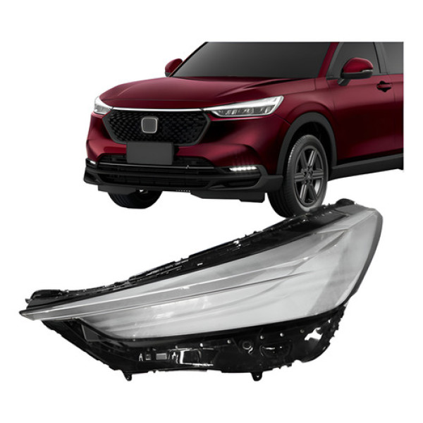 Lente Farol Para Honda Hrv 2022 A 2023 Full Led
