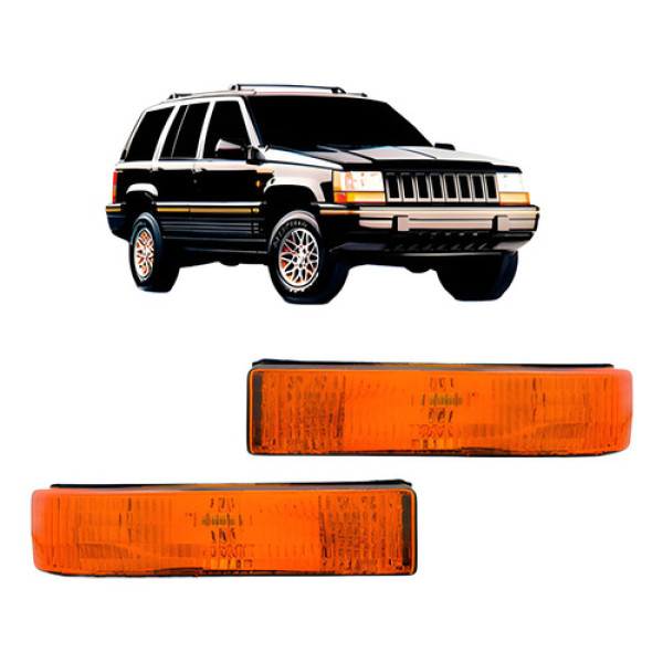 Par Pisca Seta Grand Cherokee 97 98 99 A  02 Âmbar Inferior