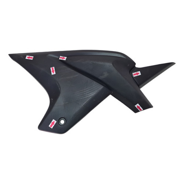 Acabamento Lateral Esq Honda Biz 125 19/24 Ori Detalhe 56165 Preto