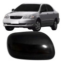 Capa Retrovisor Corolla 2003 2004 2005 2006 2007 Preto Liso