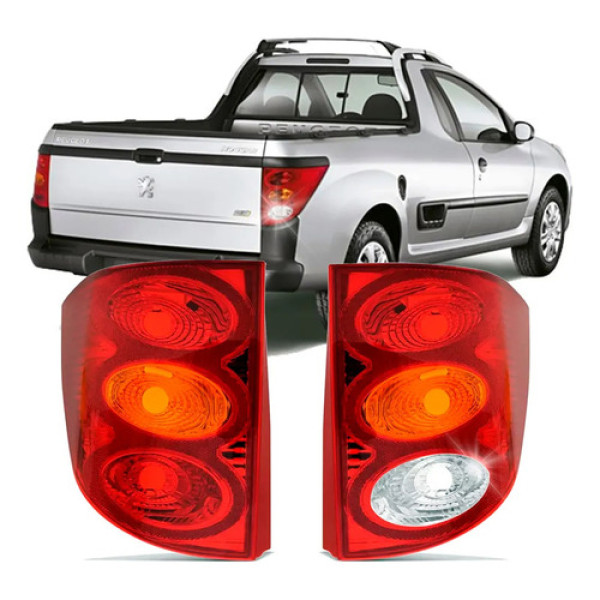 Par De Lanterna Peugeot Hoggar 2010 2011 12 13 14 2015 2016
