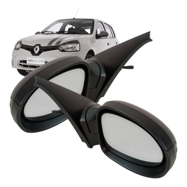 Par Retrovisor Clio 2013 2014 2015 2016 Regulagem Manual
