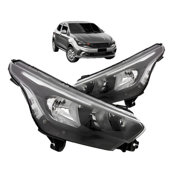 Par Farol Dianteiro Argo 2017 18 19 20 21 2022 2023 Sem Led