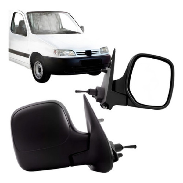 Retrovisor Peugeot Partner 1998 Á 2004 Com Controle