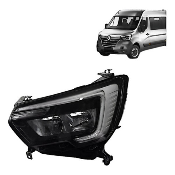 Farol Master 2022 2023 2024 Elétrico Com Motor Drl Esquerdo