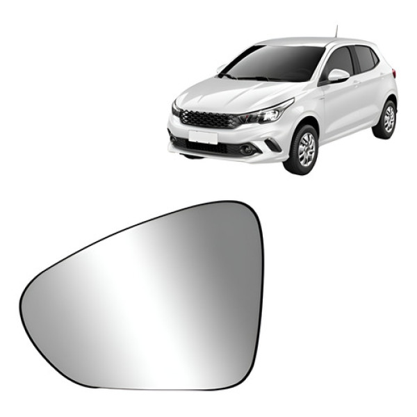 Lente Retrovisor Fiat Argo 2017 2018 2019 Nova