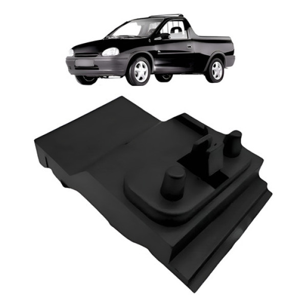 Guia Suporte Parachoque Corsa Pickup 1995 A 2003 Dianteiro