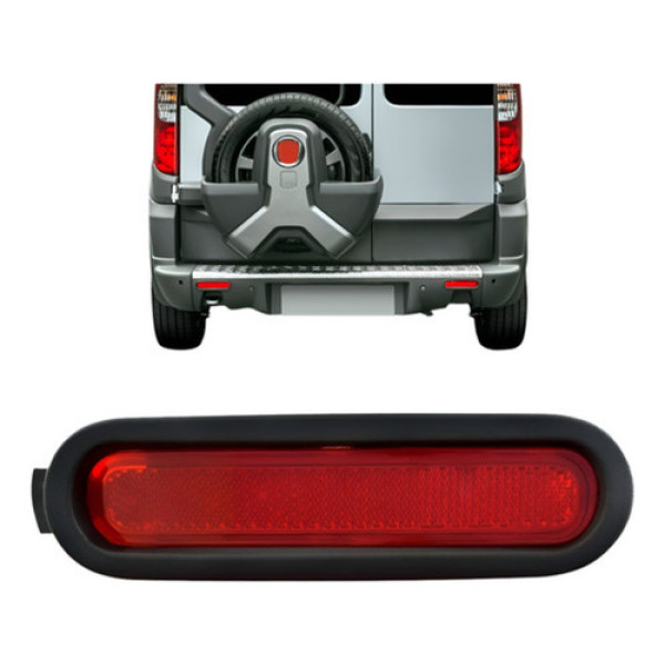 Refletor Parachoque Doblo Adventure 2010 11 12 13 14 A 2021