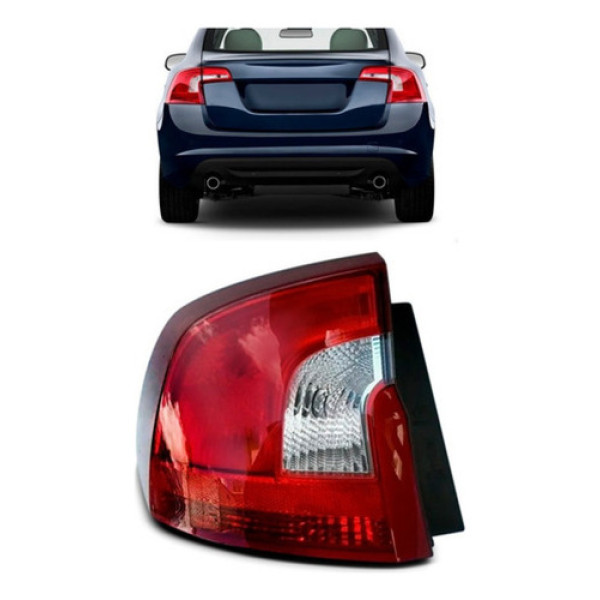 Lanterna Traseira Volvo S60 2011 12 13 14 15 16 2017 Com Led