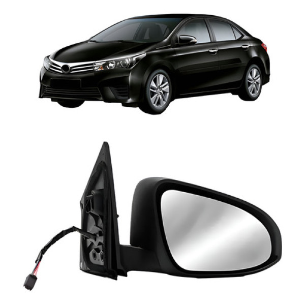 Retrovisor Elétrico Corolla 2014 A 2019 Retrátil Com Pisca
