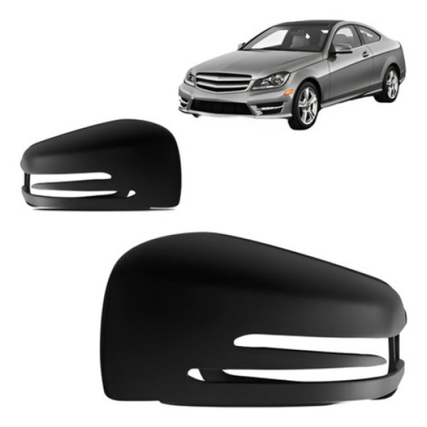 Par Capa Retrovisor Mercedes C180 2008 2009 10 11 12 13 2014
