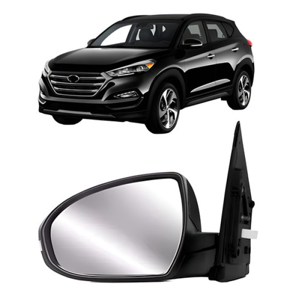 Retrovisor Externo Tucson 2017 Até 2024 Elétrico Com Pisca