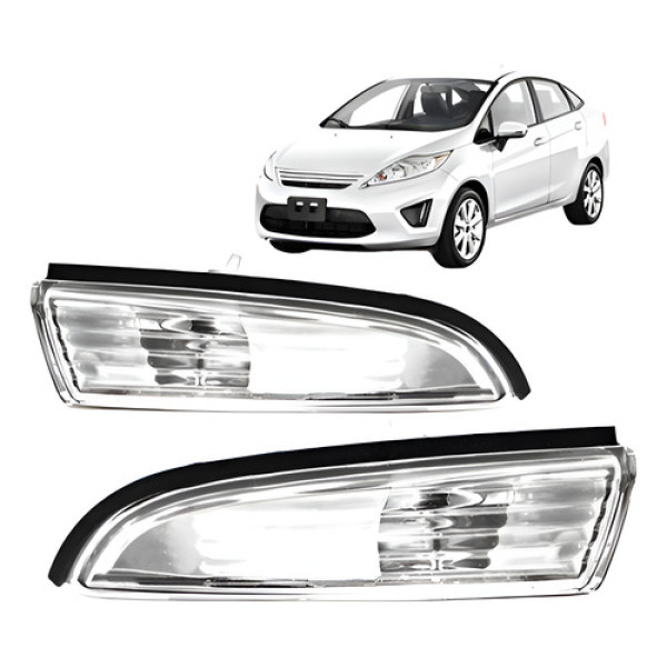 Par Pisca Retrovisor Fiesta 2011 2012 2013 2014 2015