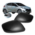 Capa Retrovisor Hb20 2012 2013 2014 2015 Preto S/ Furo