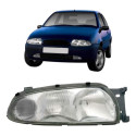 Farol 1998 1999 Cromado Com Pisca Cristal Modelo Original