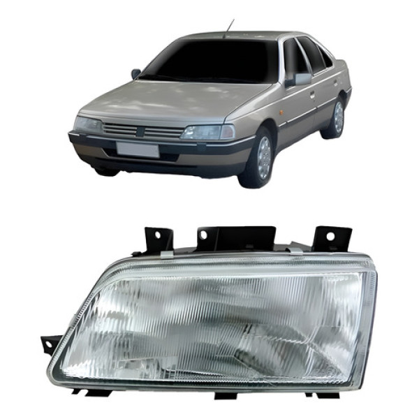 Farol Para Peugeot 405 1994 1995 1996 97 Foco Simples Oferta