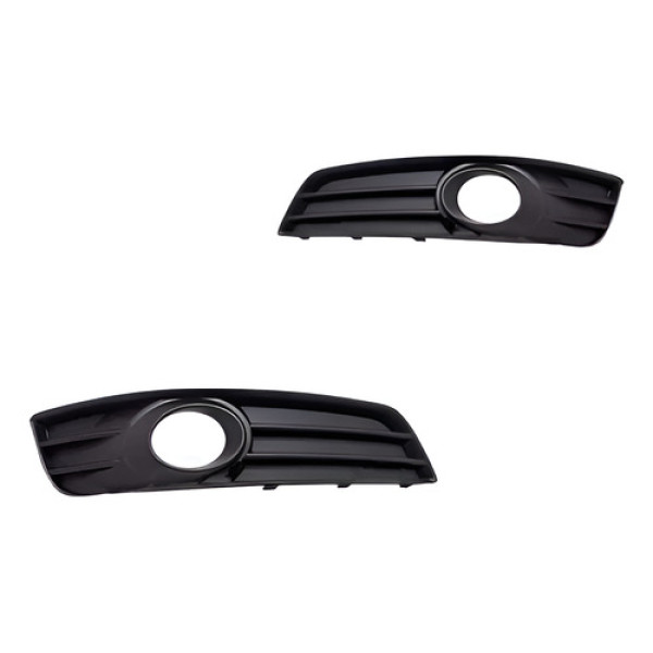 Par Moldura Milha Audi A3 Sportback 2009-2012 Depo Preto