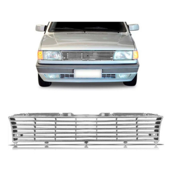 Grade Radiador Gol 1991 1992 1993 1994 Cinza Claro S/emblema Cinza Claro