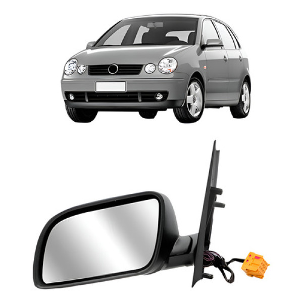 Retrovisor Polo 2003 04 05 06 07 08 2009 Eletrico C/ Pisca