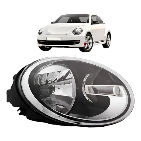 Farol Fusca New Beetle 2013 2014 2015 2016 Eletrico C/motor