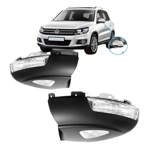 Pisca Seta Retrovisor Tiguan 2009 10 11 12 13 2014 C/luz