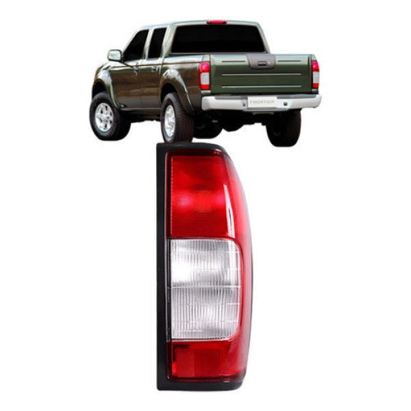Lanterna Nissan Frontier Bicolor Ré Cristal 2003 A 2007