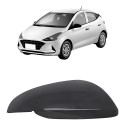 Capa Retrovisor Hb20 2020 A 2022 S/ Furo Pisca Texturizada