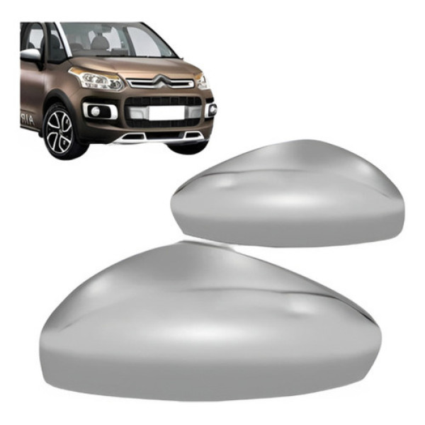 Par Capa Retrovisor Air Cross Exclusive 2011 A 2015 Cromado
