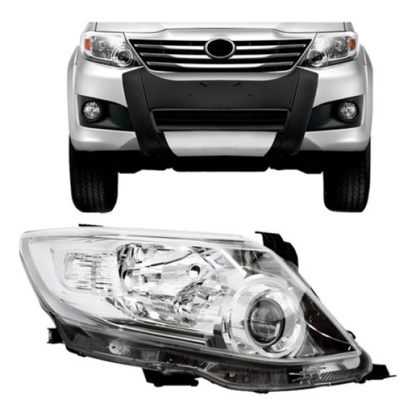 Farol Hilux Sw4 2012 2013 2014 2015 Elétrico Sem Motor