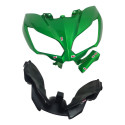 Carenagem Frontal Kawasaki Versys 1000 2018 Quebrado 53980 Verde-limão