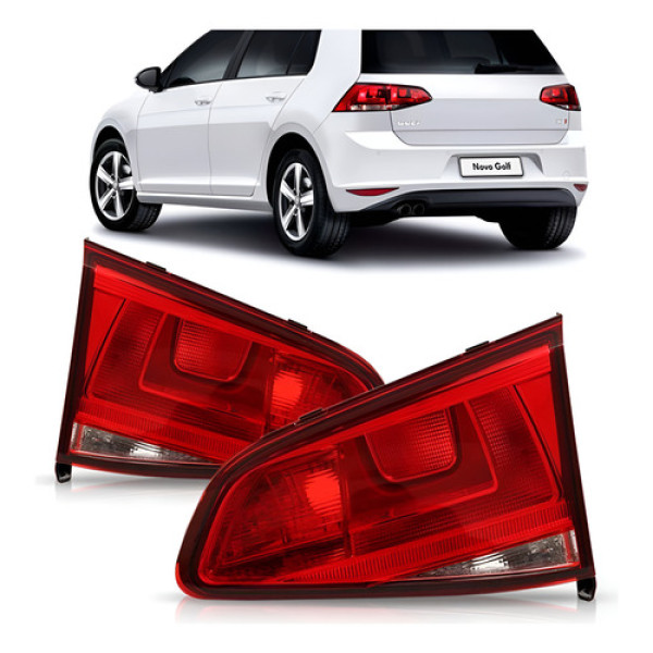 Lanterna Traseira Golf 2012 2013 2014 2015 Sem Led Mala