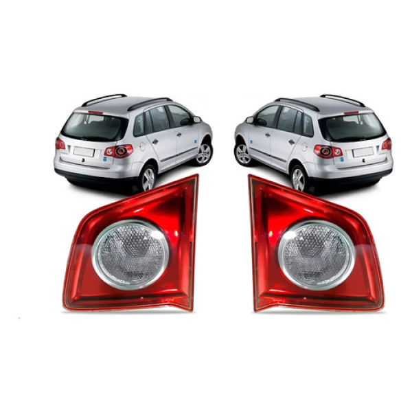 Par De Lanterna Traseira Spacefox 2007 Á 2010 Tampa Cristal Ambos Lados Cristal