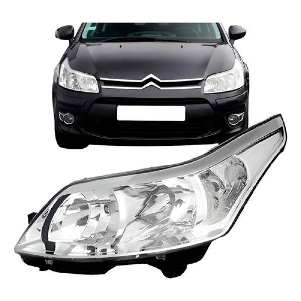 Farol Citroen C4 Pallas & Hatch 2007 08 09 10 11 12 2013 Tyc