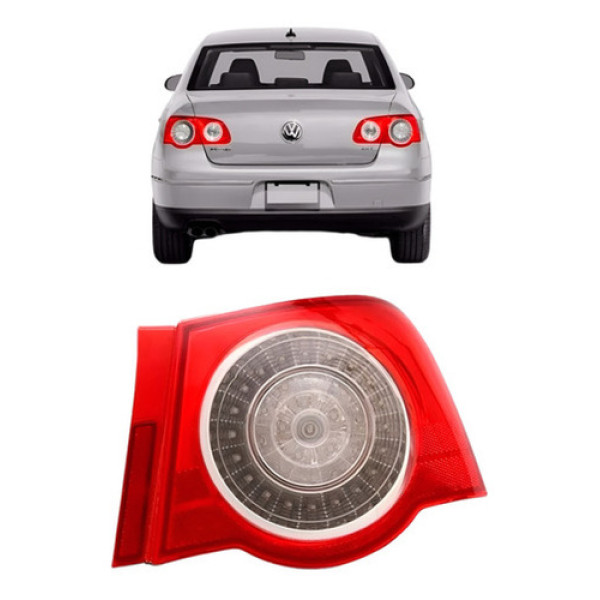 Sinaleira Traseira Passat 2006 2007 2008 09 2010 Sedan C/led