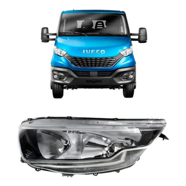 Farol Compatível Com Iveco Daily 2020 A 2022