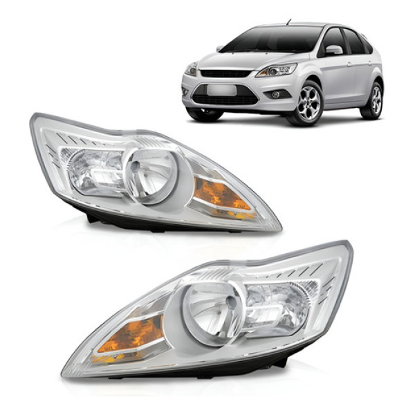 Farol Focus 2009 2010 2011 2012 13 Elétrico C/ Projetor.